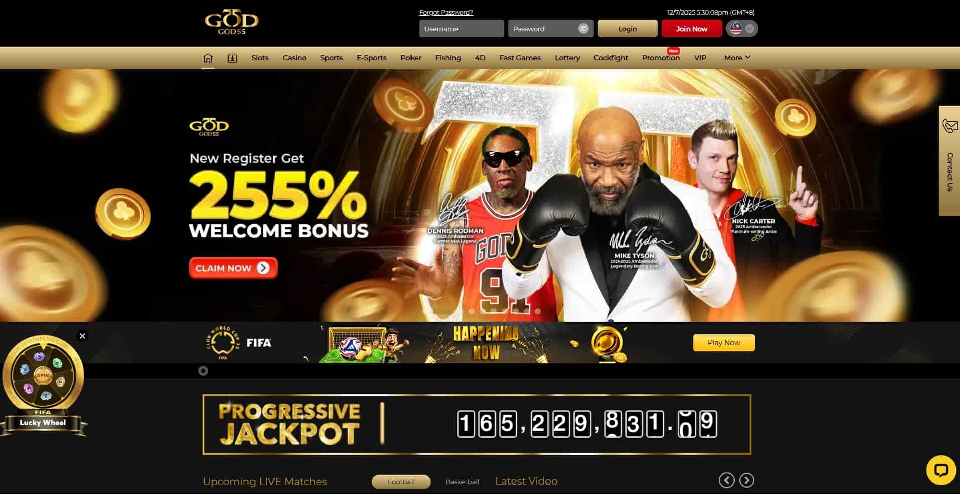 God55 online casino Malaysia
