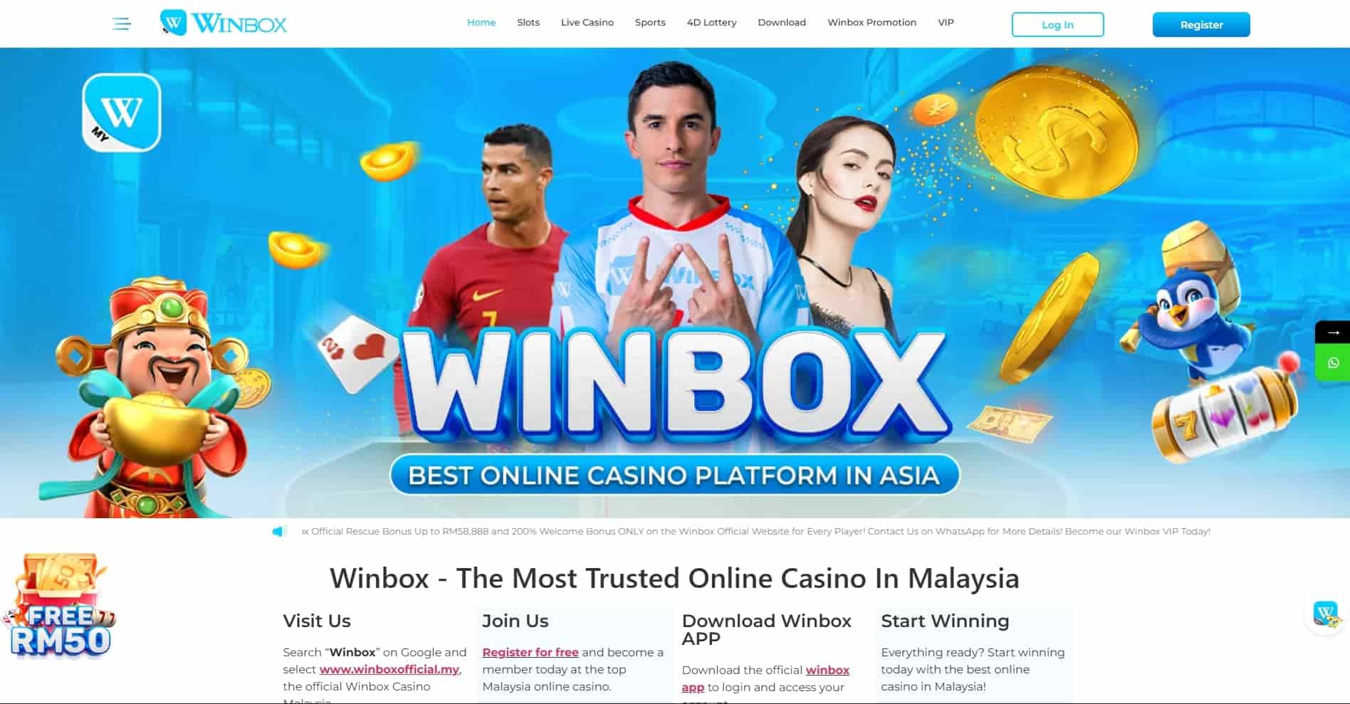 Winbox online casino Malaysia